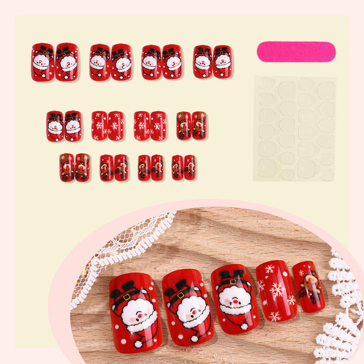 Festive Christmas Art Nail Set Kalsten