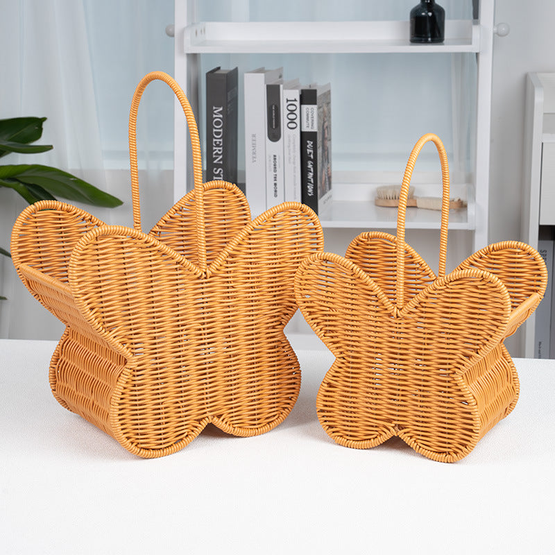 Butterfly-Shaped Woven Storage Basket Kalsten