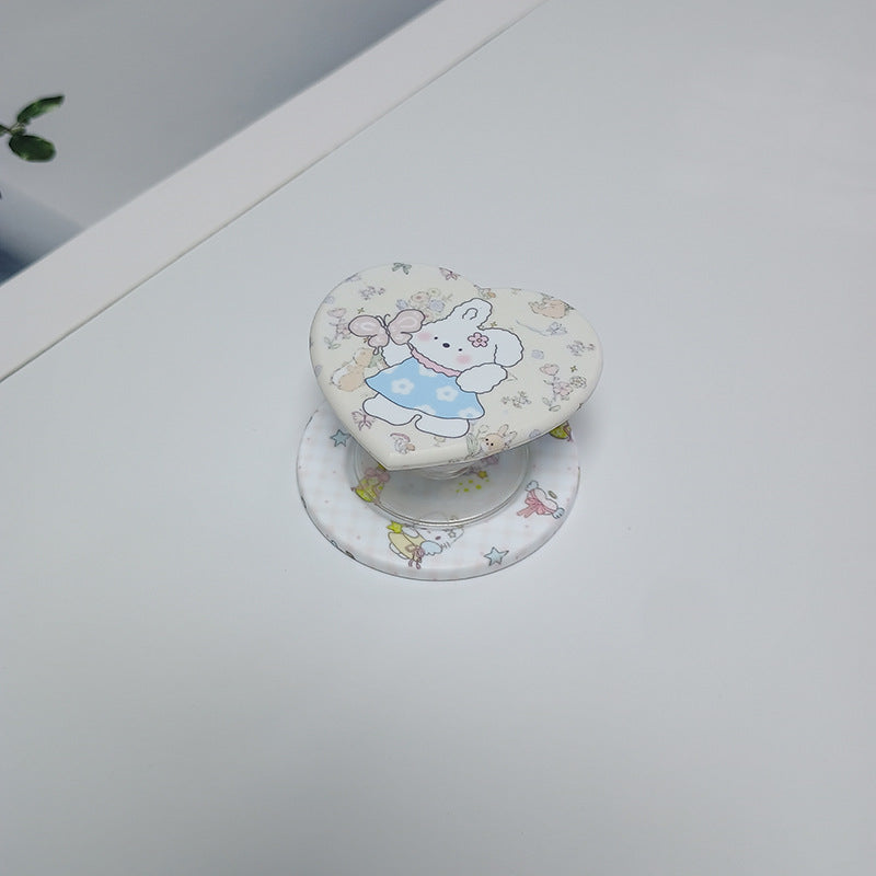 Heart-Shaped Character Phone Grip Kalsten
