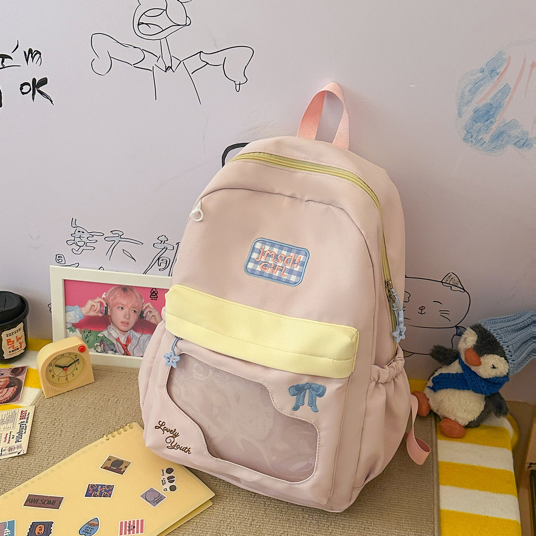 Cute Cartoon-Embellished Mini Backpack Kalsten