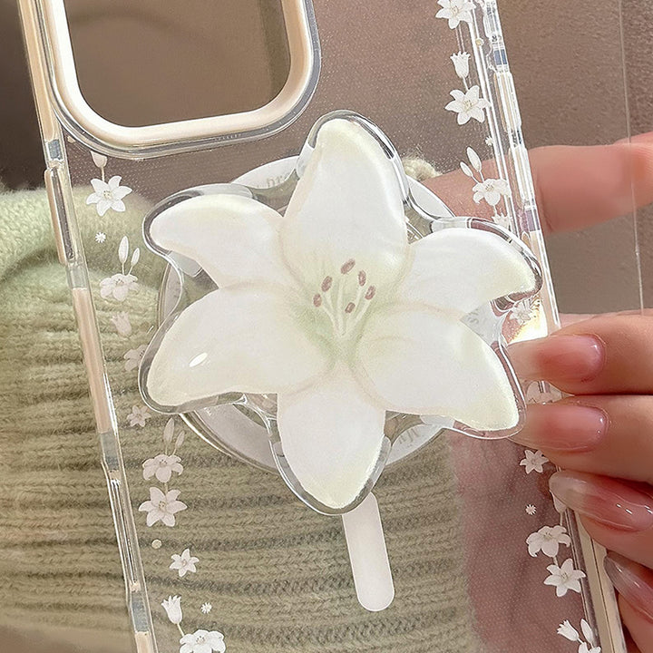 Luxury Hand Mirror in Floral Design Kalsten