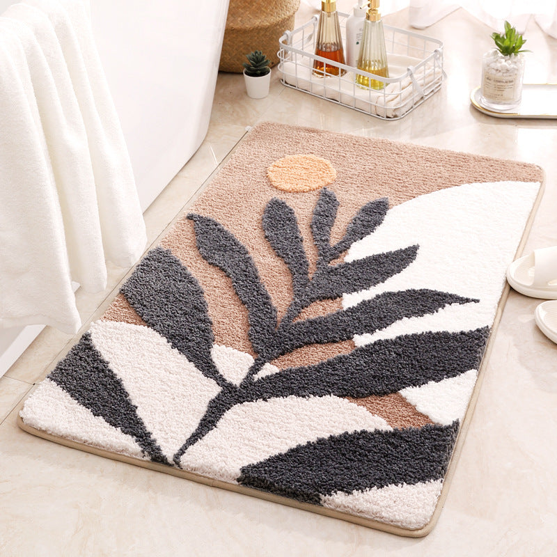 Soft Plush Botanical Bath Mat Kalsten