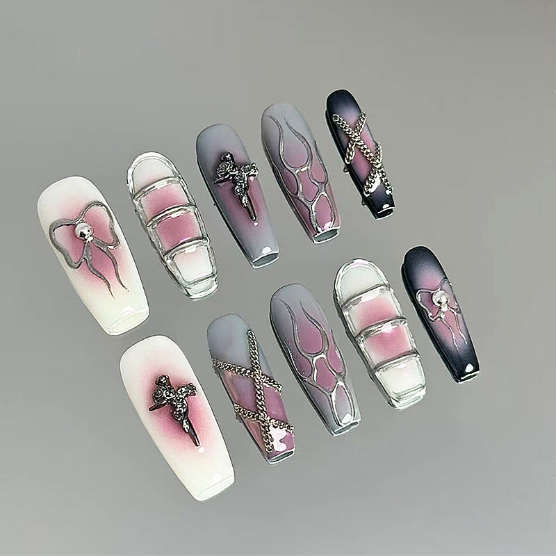 Ombre Gradient Press-On Nail Set