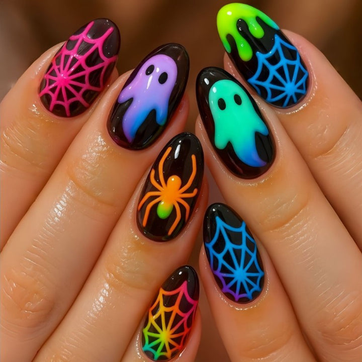 Halloween-Themed Nail Art Set Kalsten