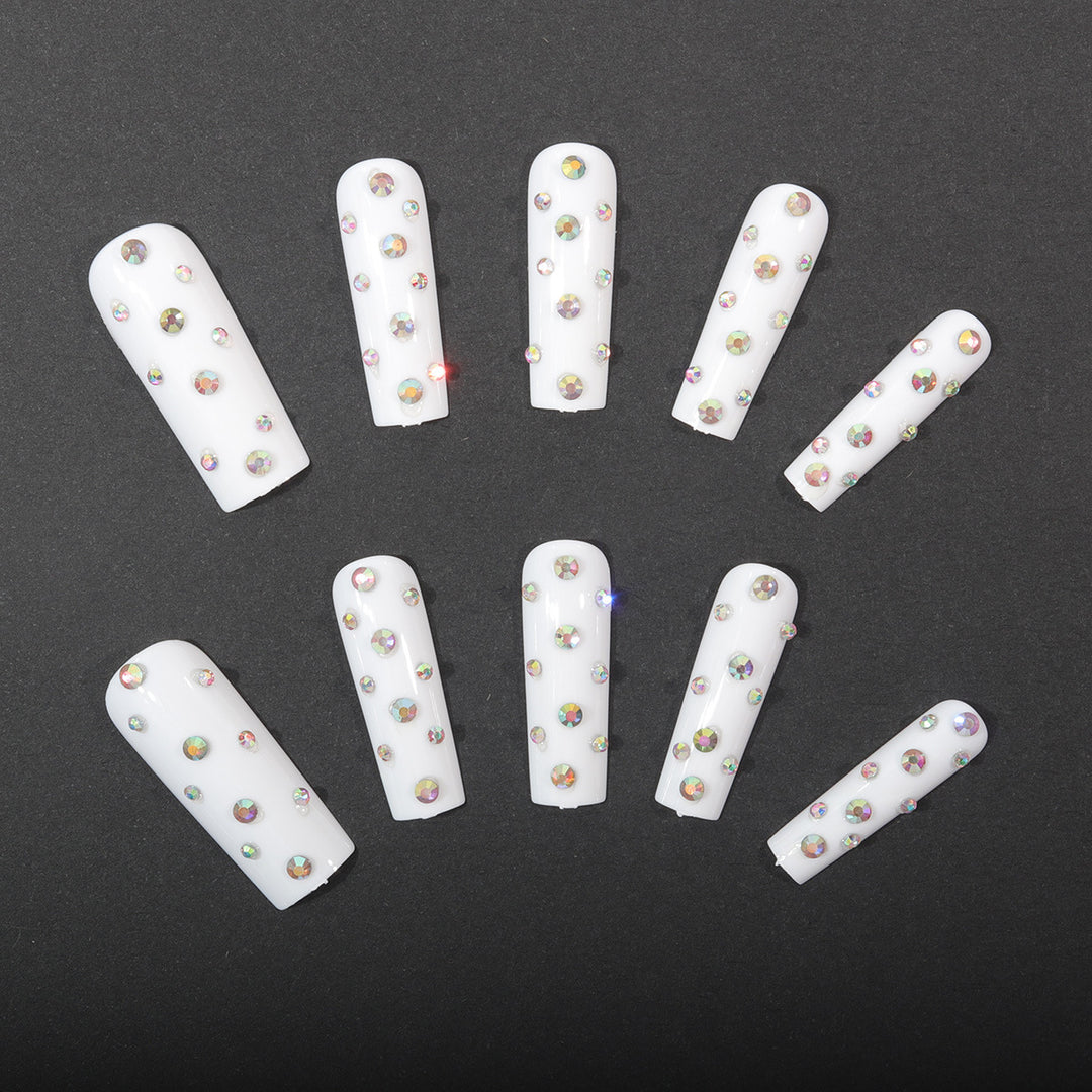 Decorative Rhinestone Press-On Nails Kalsten