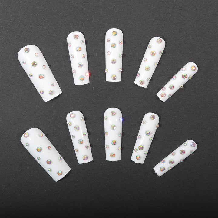 Decorative Rhinestone Press-On Nails Kalsten
