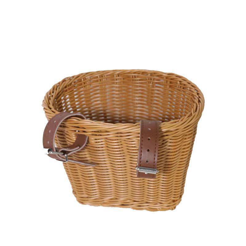 Handcrafted Woven Scooter Storage Basket Kalsten