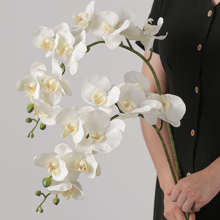 Elegant Artificial Orchid Floral Arrangement