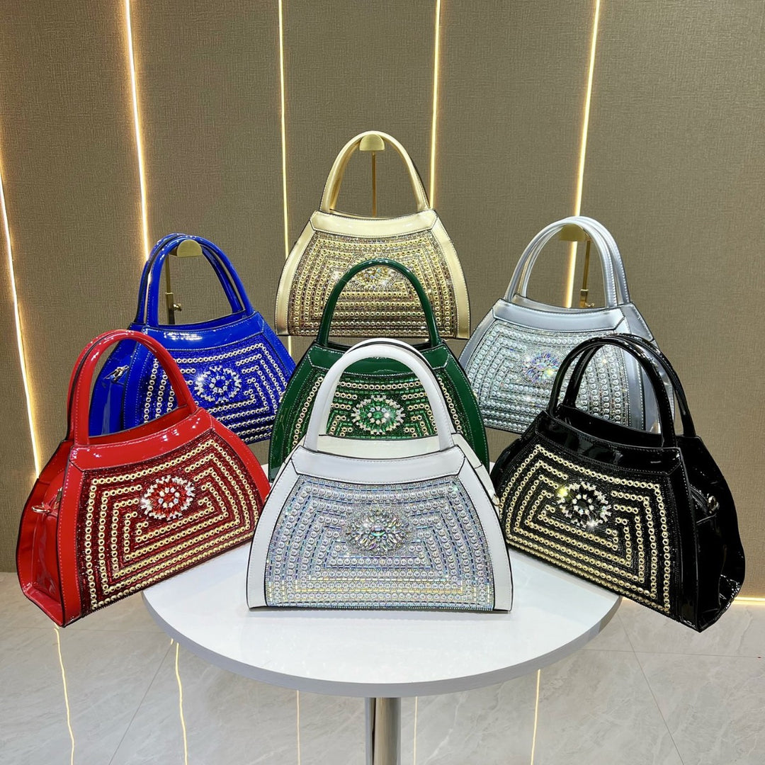 Embellished Padded Evening Handbag