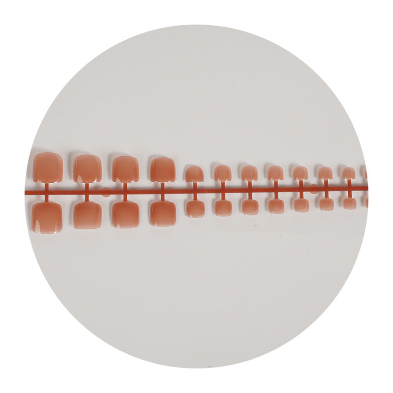 Natural Shiny Press-On Nail Set Kalsten