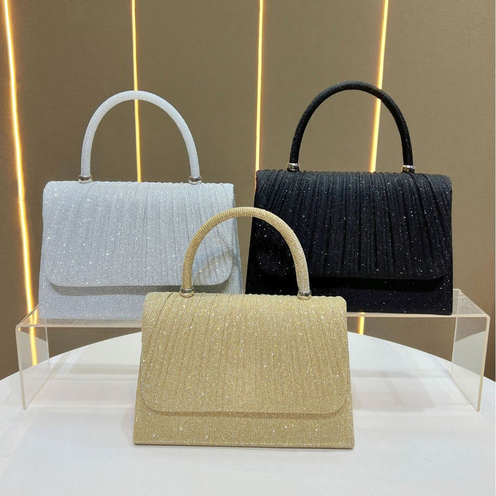 Pleated Evening Handbag