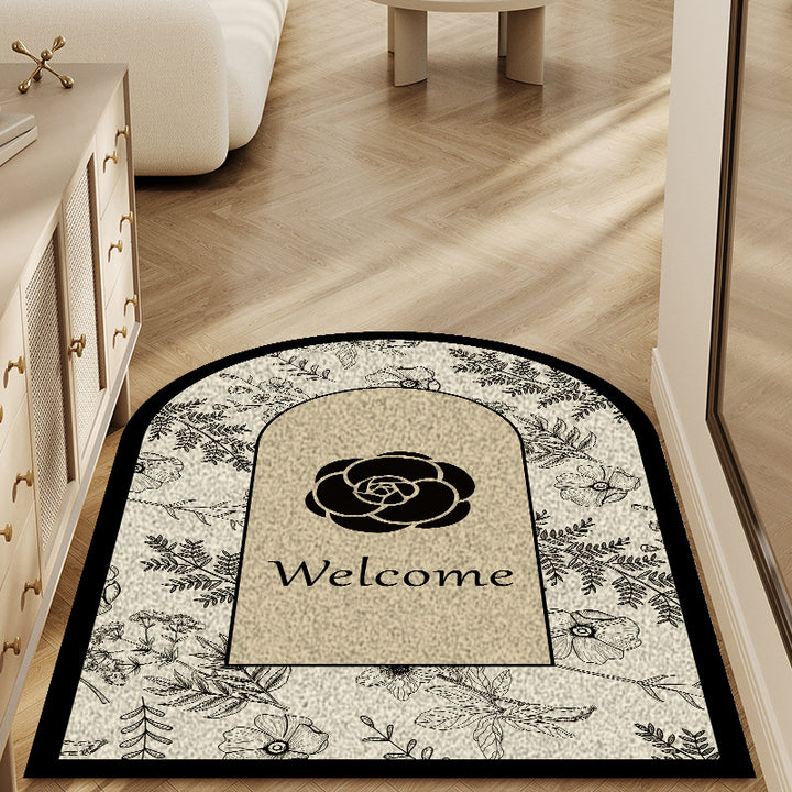 Elegant Textured Welcome Mat