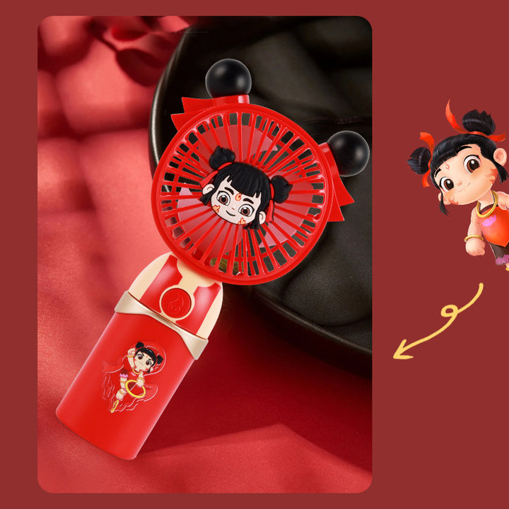 Ladies portable handheld fan with character design Kalsten