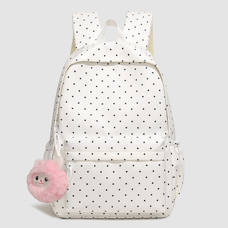 Stylish Polka Dot Casual Backpack Kalsten