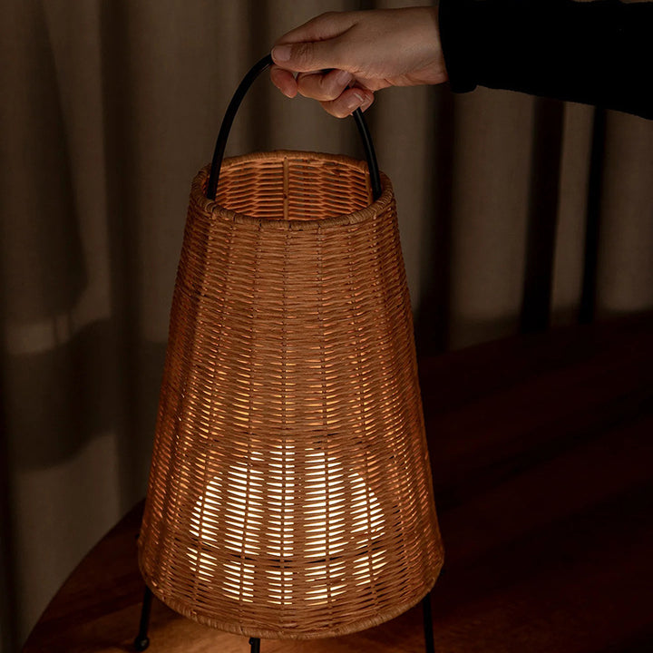 Portable Rattan Lantern Kalsten