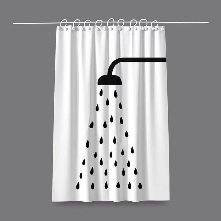 Artistic Cat-Themed Shower Curtain Kalsten
