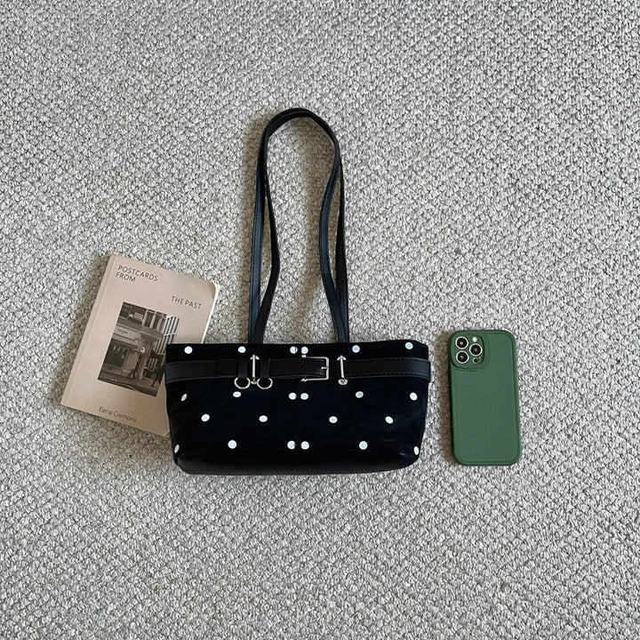 Stylish Polka Dot Shoulder Bag