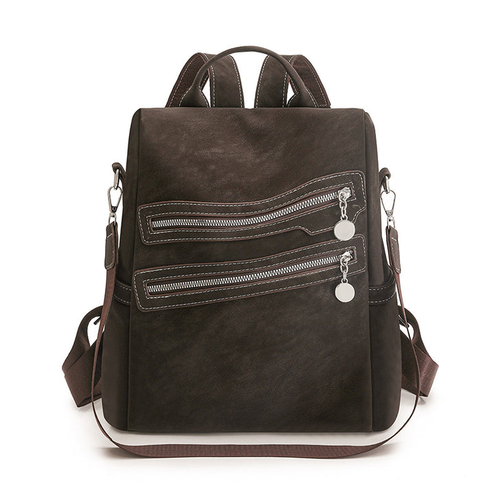 Stylish Multi-Zippered Backpack Kalsten