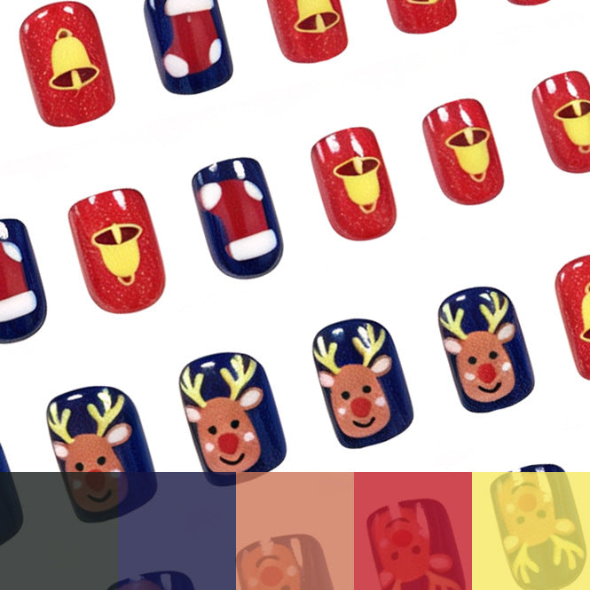 Festive Holiday Themed Nail Art Kit Kalsten
