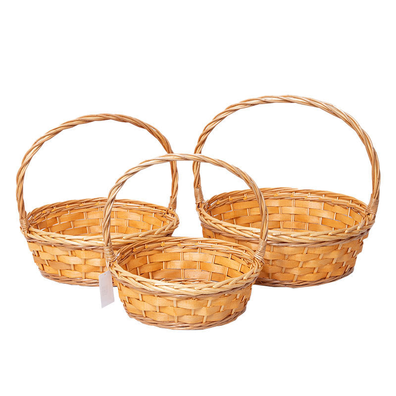 Handcrafted Woven Storage Baskets Set Kalsten