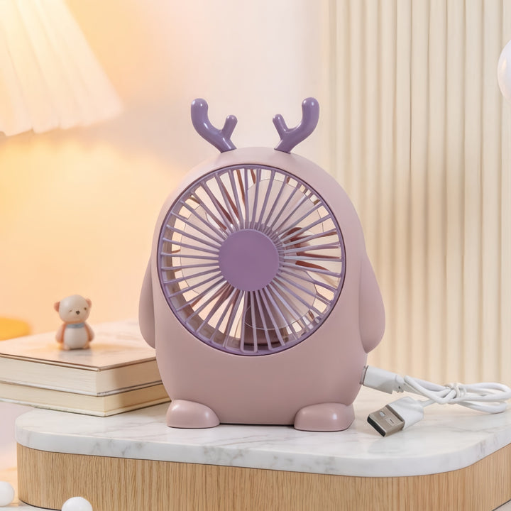 Ladies Portable Table Fan with Innovative Animal Design Kalsten