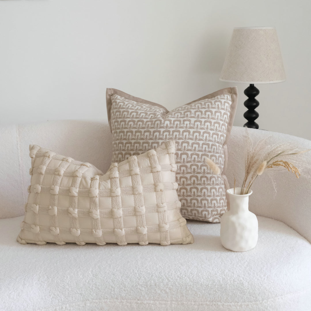 Textured Throw Cushion for Living Room Decor