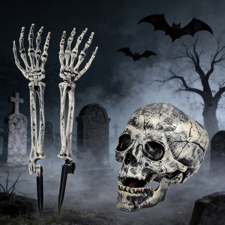 Decorative Skeleton Hand Garden Stake Kalsten