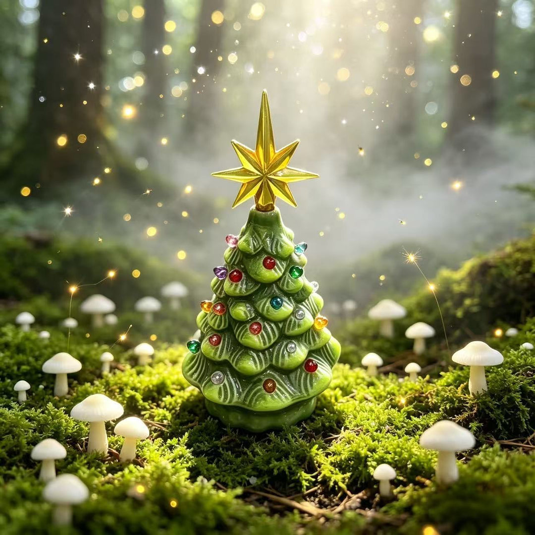 Decorative Ceramic Christmas Tree Figurine Kalsten