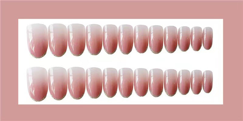 Elegant Ombre French Tip Nail Extensions Kalsten