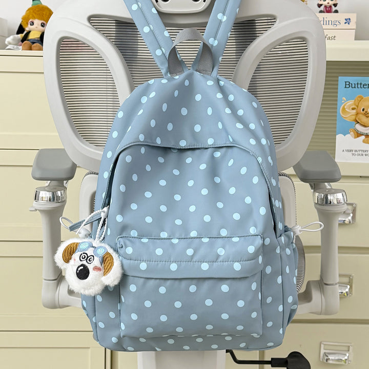 Playful Polka Dot Backpack