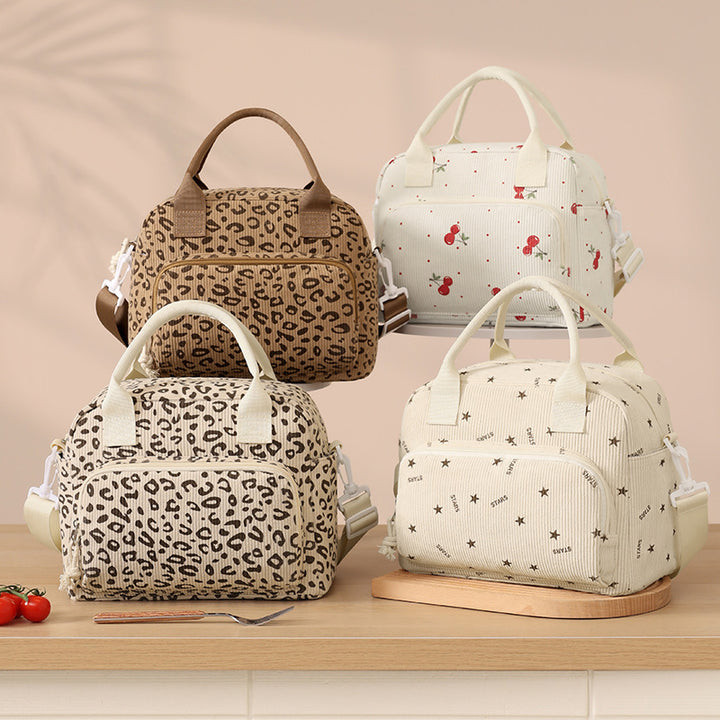 Insulated Cherry Print Lunch Bag Kalsten