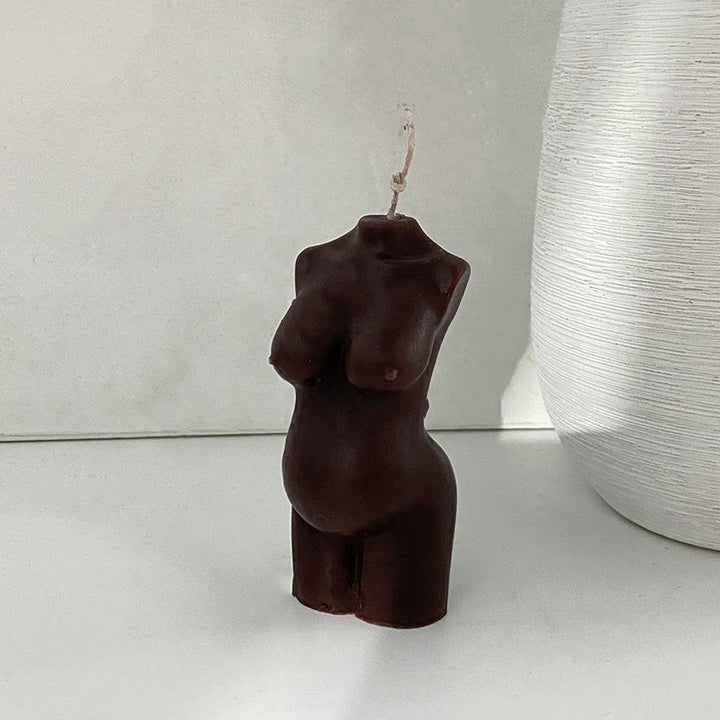 Sculptural Female Torso Scented Soy Wax Body Candle