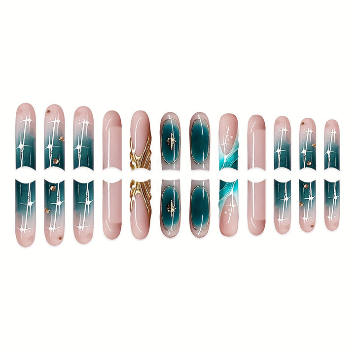 Floral Art Acrylic Nail Set Kalsten