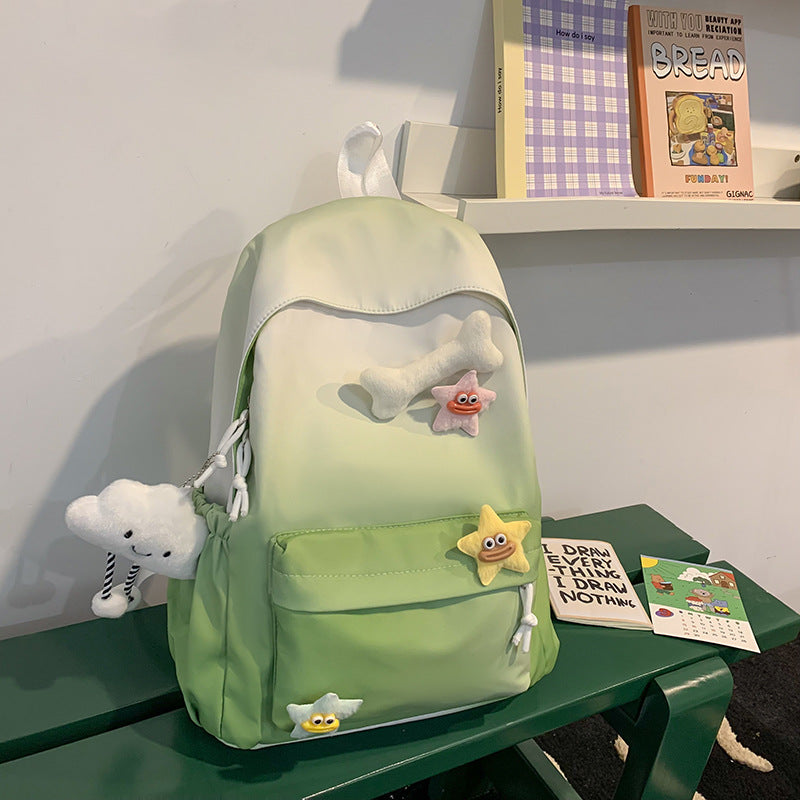 Playful Character Embellished Backpack Kalsten