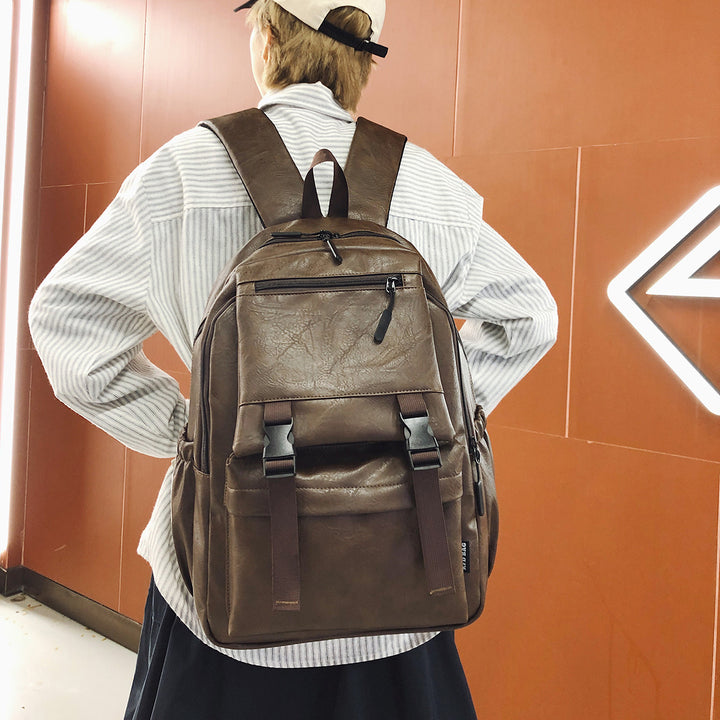 Stylish Multi-Functional Leather Backpack Kalsten