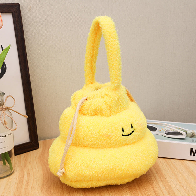 Cute Plush Bucket Bag