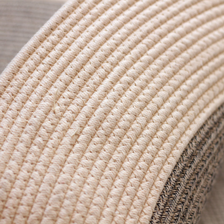 Round woven rug Kalsten
