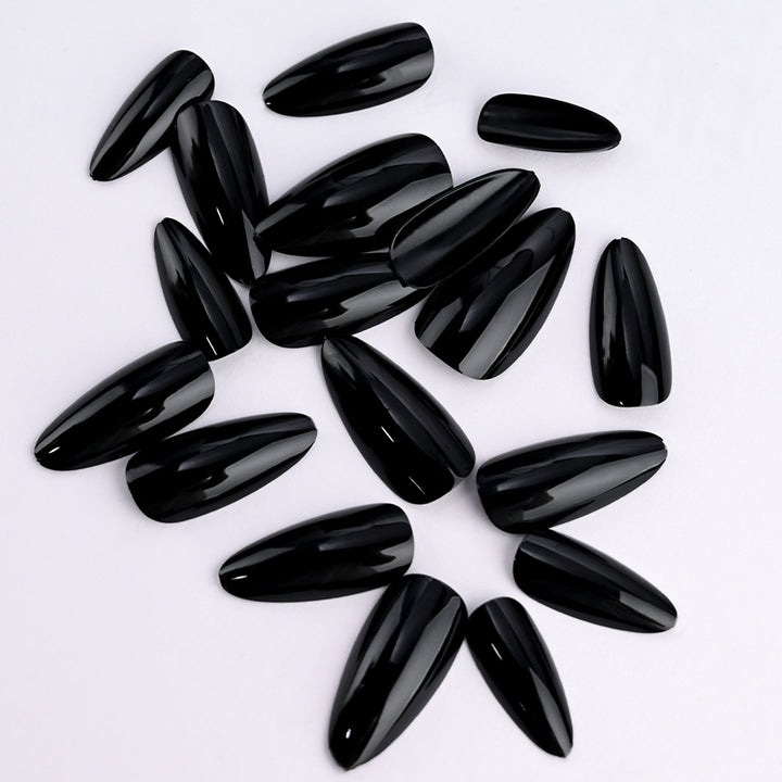 Elegant Almond-Shaped Press-On Nail Tips Set