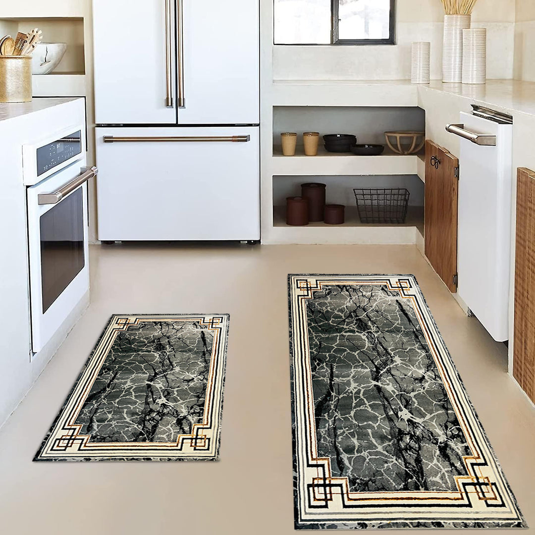 Vintage-Inspired Kitchen Mat Set Kalsten