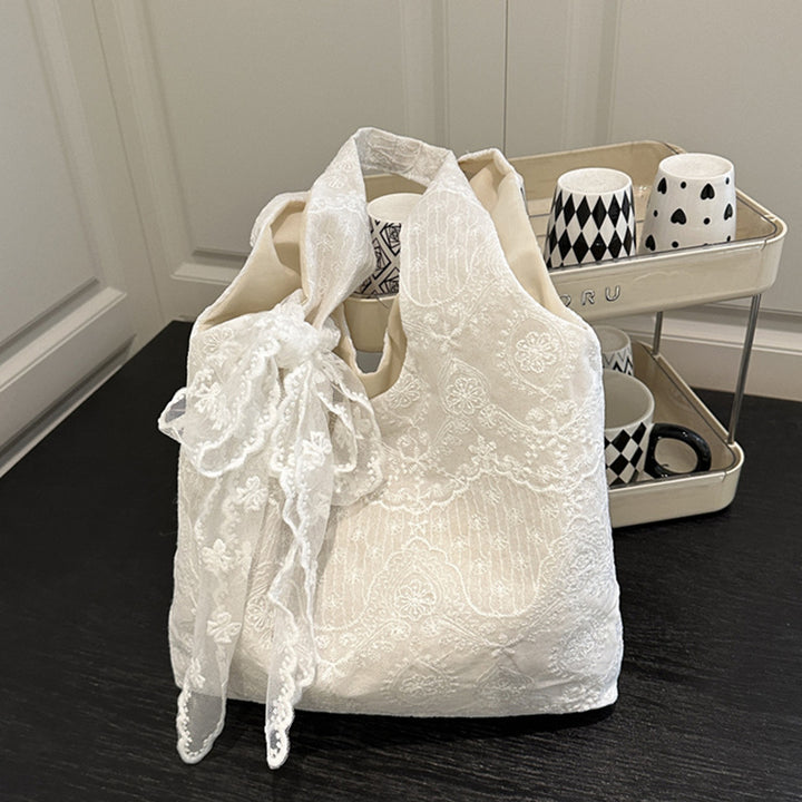 Elegant Lace Detail Handbag