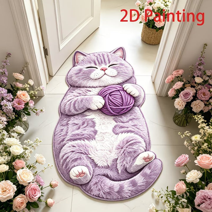 Cute Cat-Shaped Bath Mat