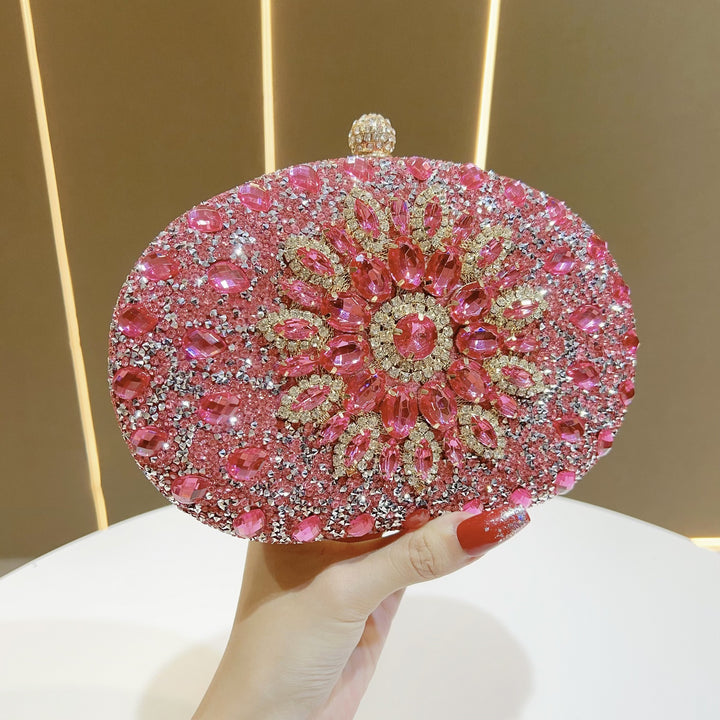 Ornate Crystal Evening Clutch