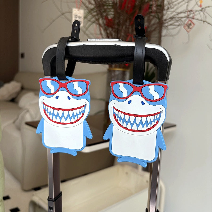 Shark-Themed Luggage Tag Kalsten