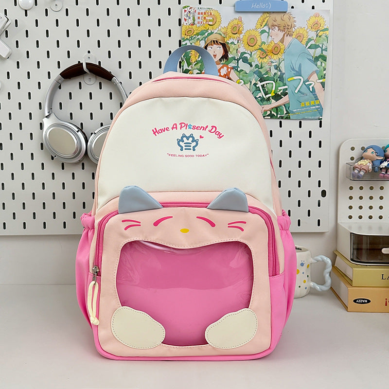 Cute Cat-Themed Backpack Kalsten