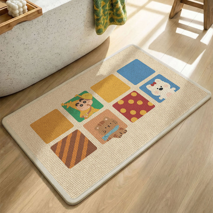 Playful Pet-Themed Bath Mat