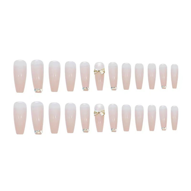 Artificial nails with elegant rhinestone embellishments Kalsten