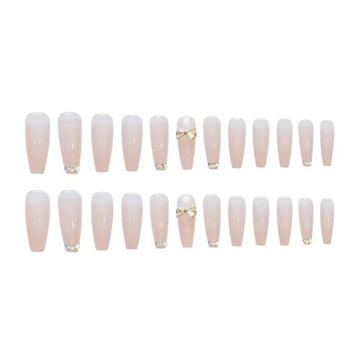 Artificial nails with elegant rhinestone embellishments Kalsten