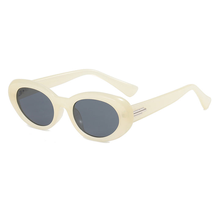Women's elegant oval-shaped sunglasses with high-quality lenses Kalsten