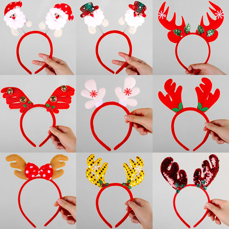 Festive Reindeer Antler Headband