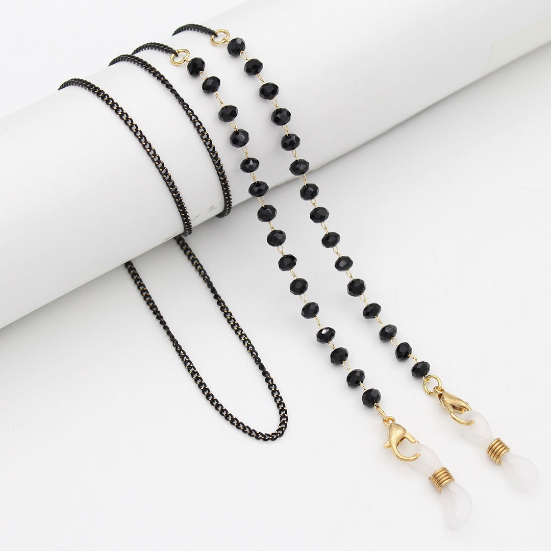 Elegant Crystal-Embellished Eyewear Chain Kalsten 1788159829